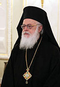 Предстоятель Русской Церкви поздравил Архиепископа Тиранского и всея Албании Анастасия с днем тезоименитства